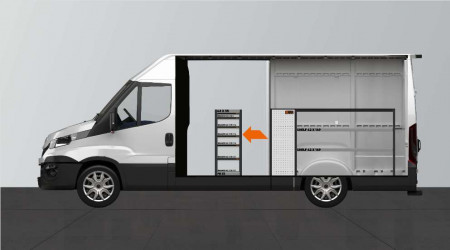 Aménagement WORK6 pour Iveco Daily L3H2