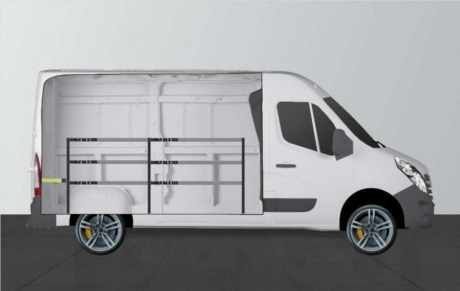 Base26 Fahrzeugeinrichtung Nissan Interstar