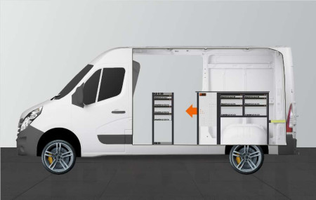Fahrzeugeinrichtung WORK10 für Movano, Master & NV400