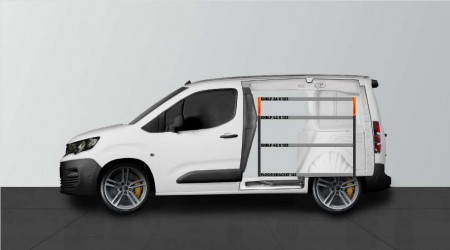 Aménagement BASE42 pour BERLINGO, COMBO, PARTNER & PROACE CITY L1