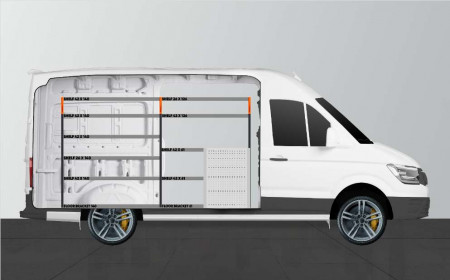 Fahrzeugeinrichtung D-PRO5 für Man TGE & VW Crafter L3