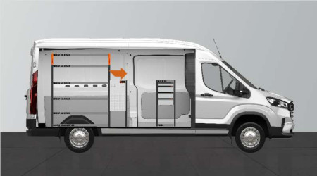 Fahrzeugeinrichtung LD42 für Maxus e-Deliver9 L3