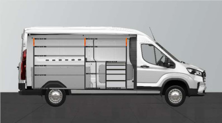 Fahrzeugeinrichtung PRO5 für Maxus e-Deliver 9 L3