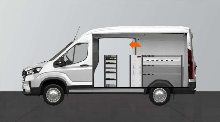 Fahrzeugeinrichtung WORK6 für Maxus e-Deliver 9 L2