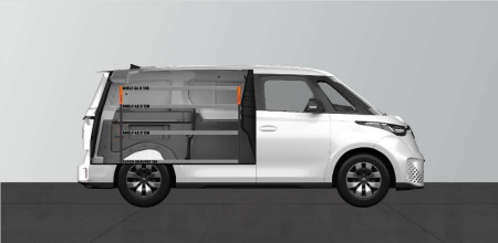 Aménagement BASE42 pour Volkswagen ID Buzz L1