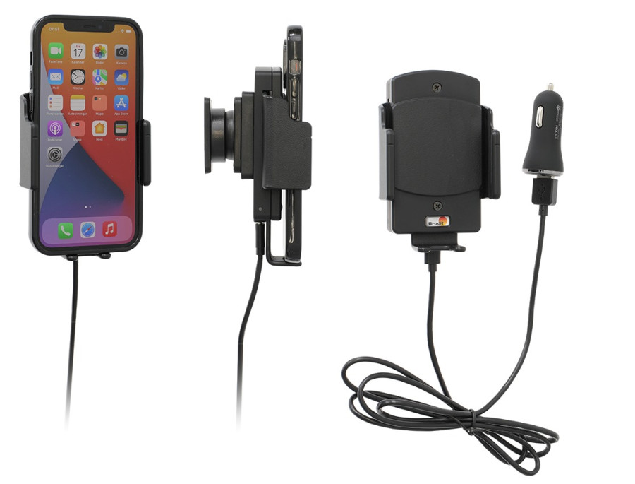Support pour téléphone portable avec recharge sans fil (à commander avec un support de fixation Proclip).