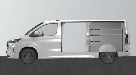  Aménagement SHORT26 pour Ford Custom & VW Transporter L2
