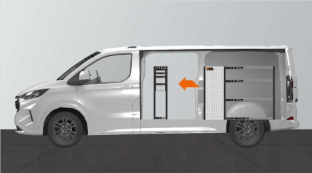  Fahrzeugeinrichtung LD26 für Ford Custom & VW Transporter L2