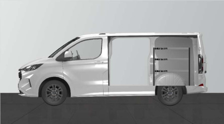 Aménagement SHORT26 pour Ford Custom & VW Transporter L1