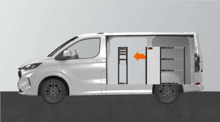 Aménagement LD26 pour Ford Custom & VW Transporter L1
