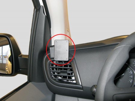 Support clipsable ProClip pour téléphone (gauche).  Pour Expert, ProAce, Jumpy et Scudo.