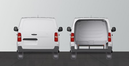 Double plancher H: 202mm 3 tiroirs pour Expert, Vivaro 2020-, Jumpy, Scudo & ProAce L3 avec paroi de série