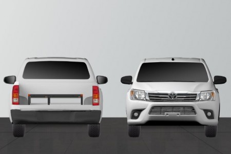 Unterflur Toyota Hilux 2 Schubladen H:220mm