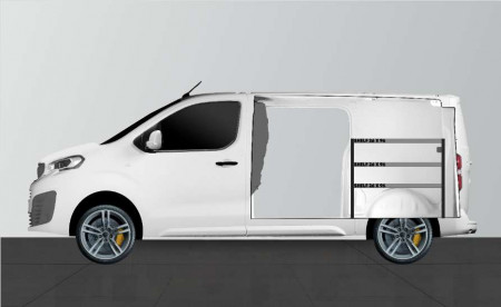 Fahrzeugeinrichtung SHORT26 für Expert, Jumpy, Vivaro, Scudo & ProAce L2