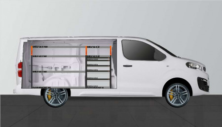 Aménagement PRO5 pour Expert, Jumpy, Vivaro, Scudo & ProAce