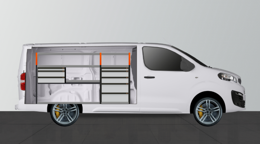 V-ADV FAHRZEUGREGAL Expert, Jumpy & ProAce | Work System