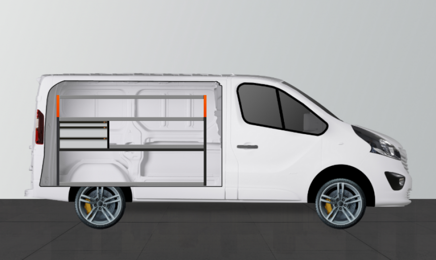 V- LS3 Aménagement Utilitaire pour Talento, NV300, Vivaro & Trafic L1H1