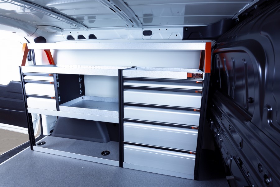 V-ADV FAHRZEUGREGAL FÜR Fiat Doblo & Opel Combo L2 | Work System