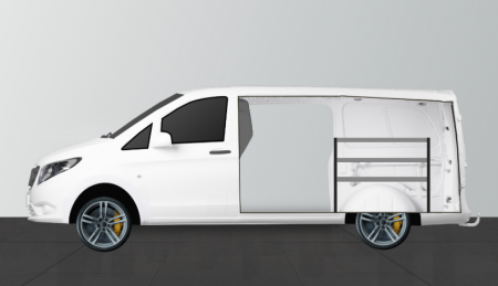 H-ECO Fahrzeugregal für Mercedes Vito Lang