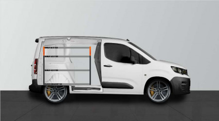 Fahrzeugeinrichtung BASE42 für BERLINGO, COMBO, PARTNER & PROACE CITY L1