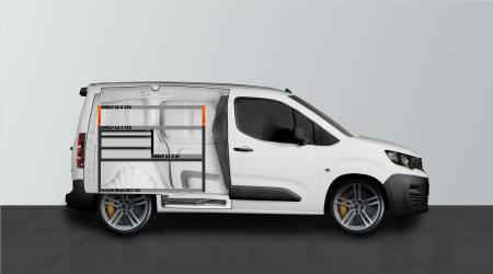 Fahrzeugeinrichtung LS3 für BERLINGO, COMBO, PROACE CITY & PARTNER L1