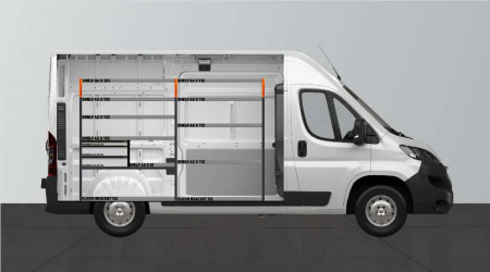 Fahrzeugeinrichtung LS3 für Proace Max, Boxer, Ducato, Jumper & Movano L2