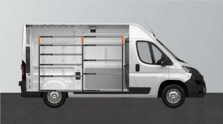 Fahrzeugeinrichtung BASE42 für Proace Max, Boxer, Ducato, Jumper & Movano L2