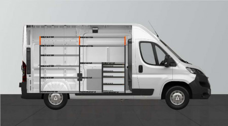 Fahrzeugeinrichtung PRO5 für Proace Max, Boxer, Ducato, Jumper & Movano L2