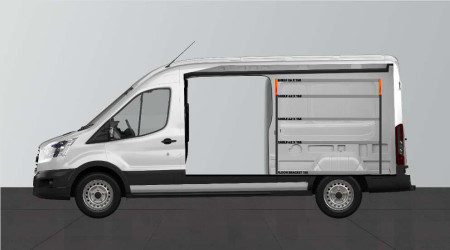 Fahrzeugeinrichtung SHORT42 für Ford Transit L3H2