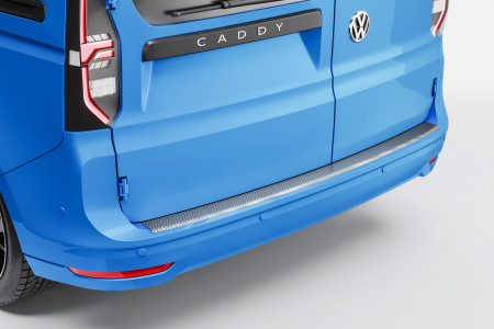 Heckstoßstangenschutz aus Edelstahl, passend für VW Caddy 2021–