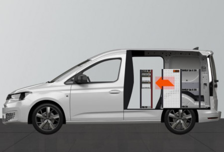 Fahrzeugeinrichtung LD26 für VW Caddy Cargo & Ford Connect L1