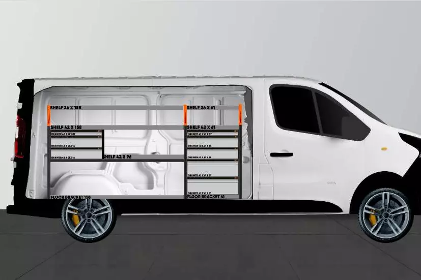 Expert8 Fahrzeugeinrichtung Renault Trafic