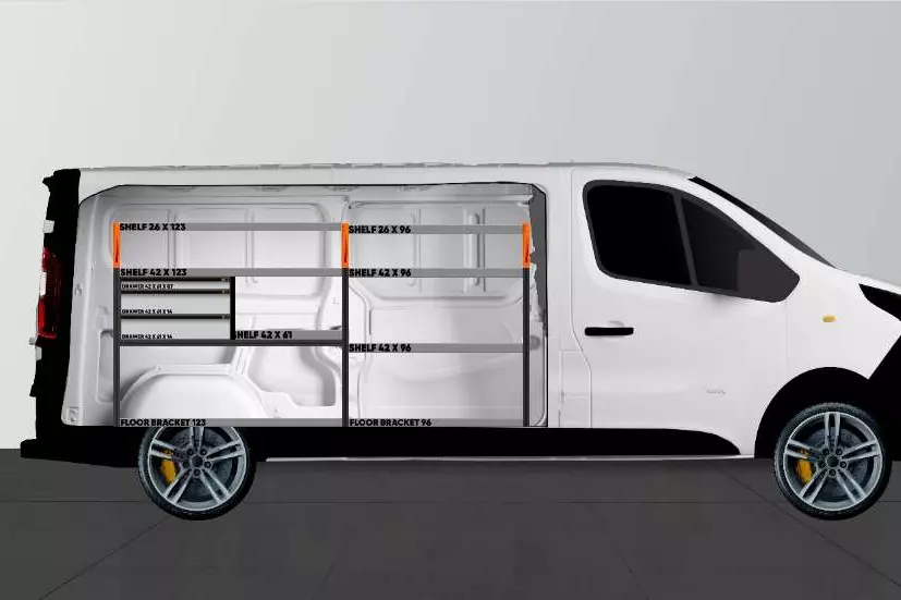 LS3 Fahrzeugeinrichtung Renault Trafic