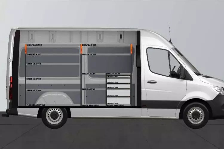 PRO5 Fahrzeugeinrichtung Mercedes Sprinter
