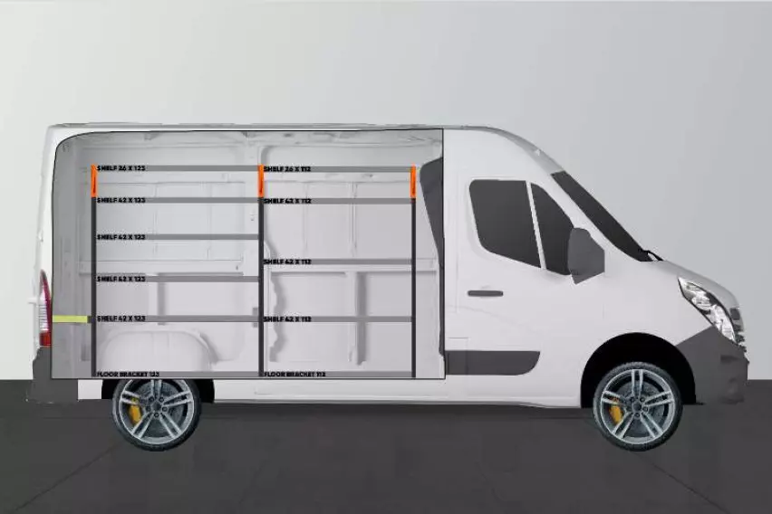 Base42 Fahrzeugeinrichtung Nissan Interstar