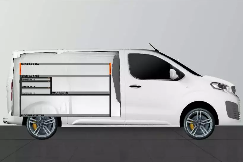 LS3 Fahrzeugeinrichtung Citroën Jumpy