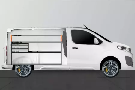 Fahrzeugeinrichtung LS3 für Expert, Jumpy, Vivaro, Scudo & ProAce L2
