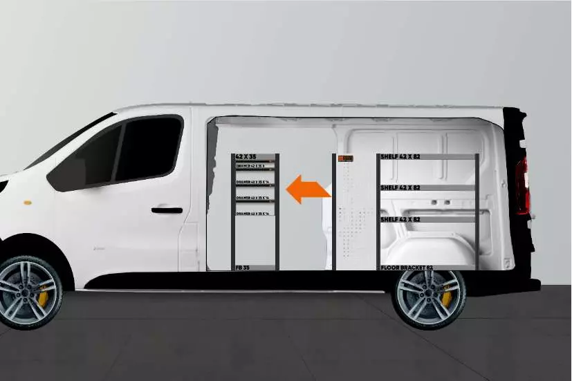 LD42 Fahrzeugeinrichtung Renault Trafic