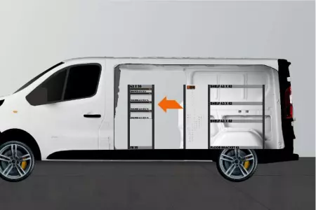 Aménagement LD42 pour Talento, NV300 & Trafic L2