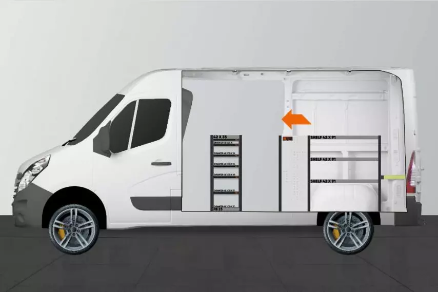 Work6 Fahrzeugeinrichtung Nissan Interstar