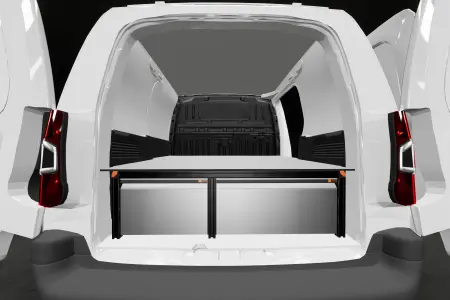 Double plancher H: 342mm 3 tiroirs pour Berlingo, Combo, Partner & Proace City L1 avec paroi de série